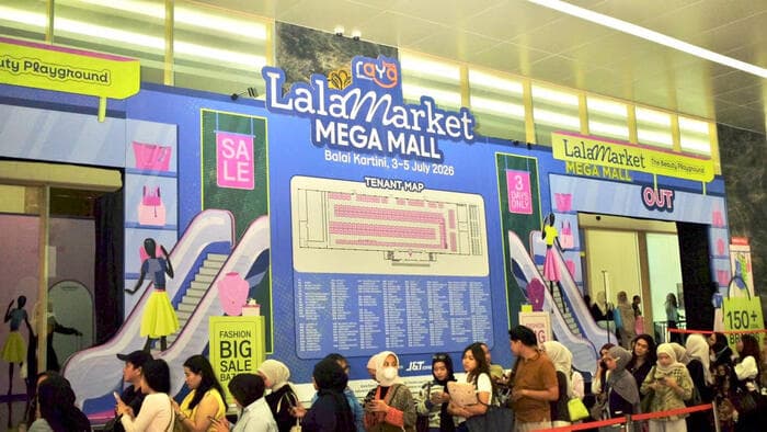 Bank Raya di Lala Market Vol. 11 (Foto: VRITIMES.com)