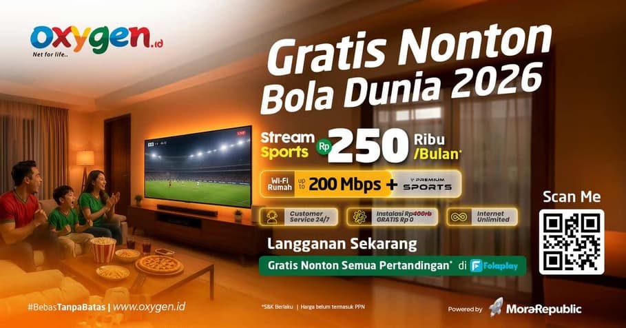 Paket Stream Sport 200Mbps (Foto: VRITIMES.com)