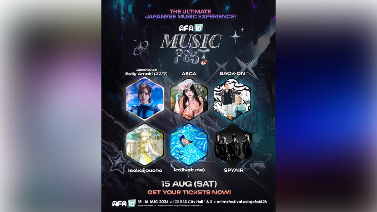 Beragam tamu artis Jepang yang meramaikan skena pop kultur Jepang akan tampil di sesi konser pada Day 1 AFAID 2026. (FOTO: SOZO)
