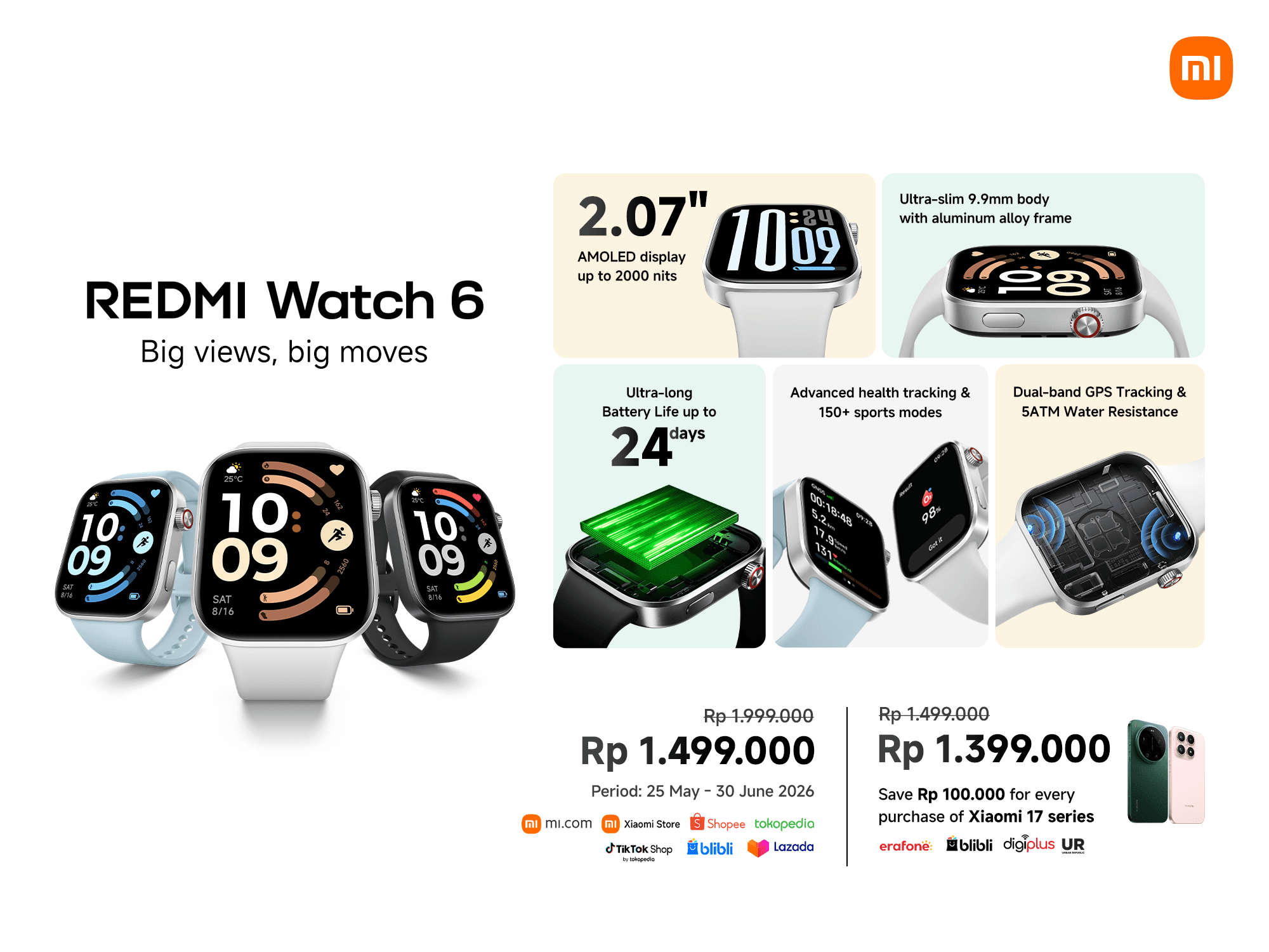 Harga Redmi Watch 6
