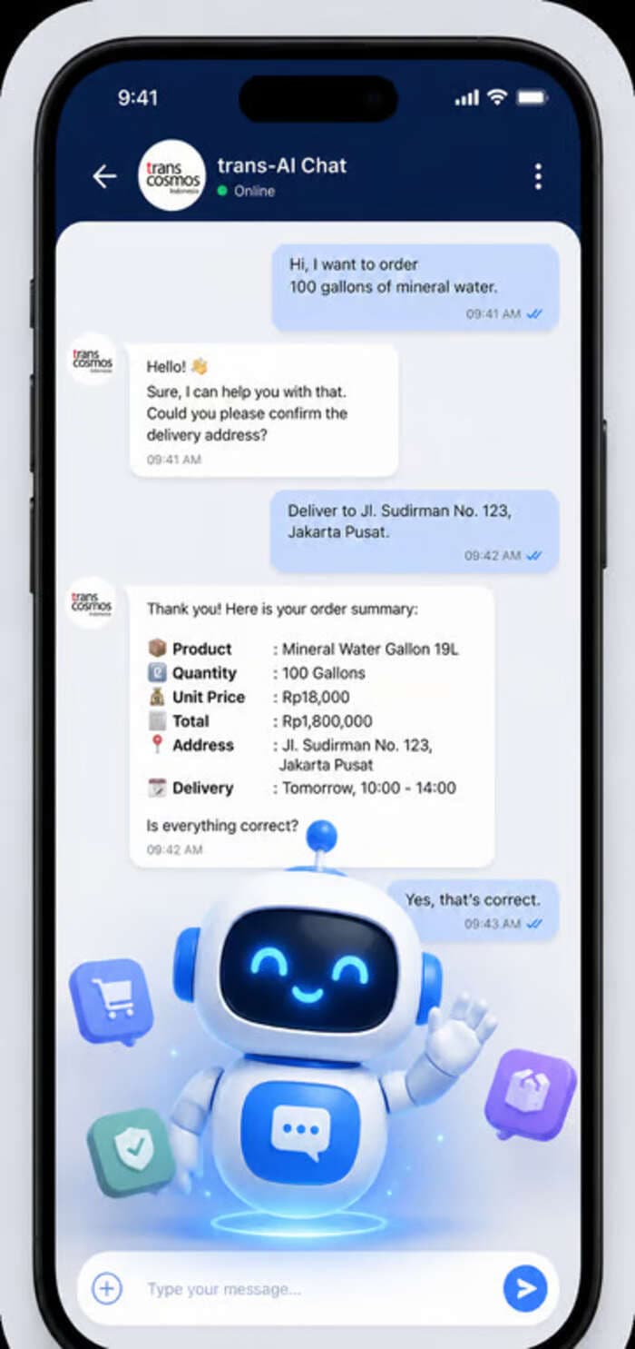 transcosmos Indonesia Luncurkan Generative AI Chatbot (Foto: VRITIMES.com)