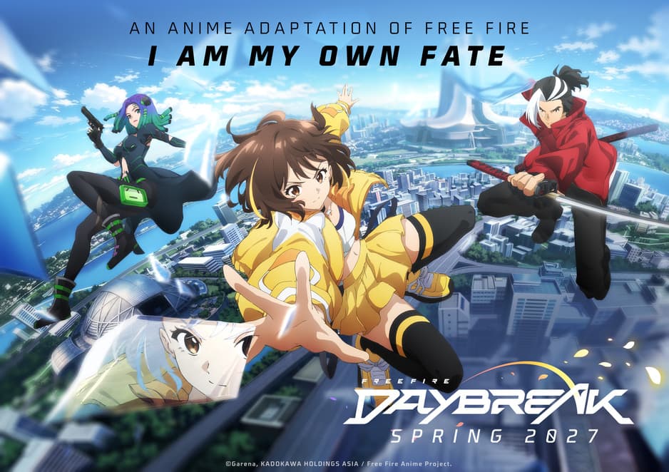 Garena dan KADOKAWA Resmi Unjuk Anime Free Fire Daybreak, Siap Tayang Musim Semi 2027