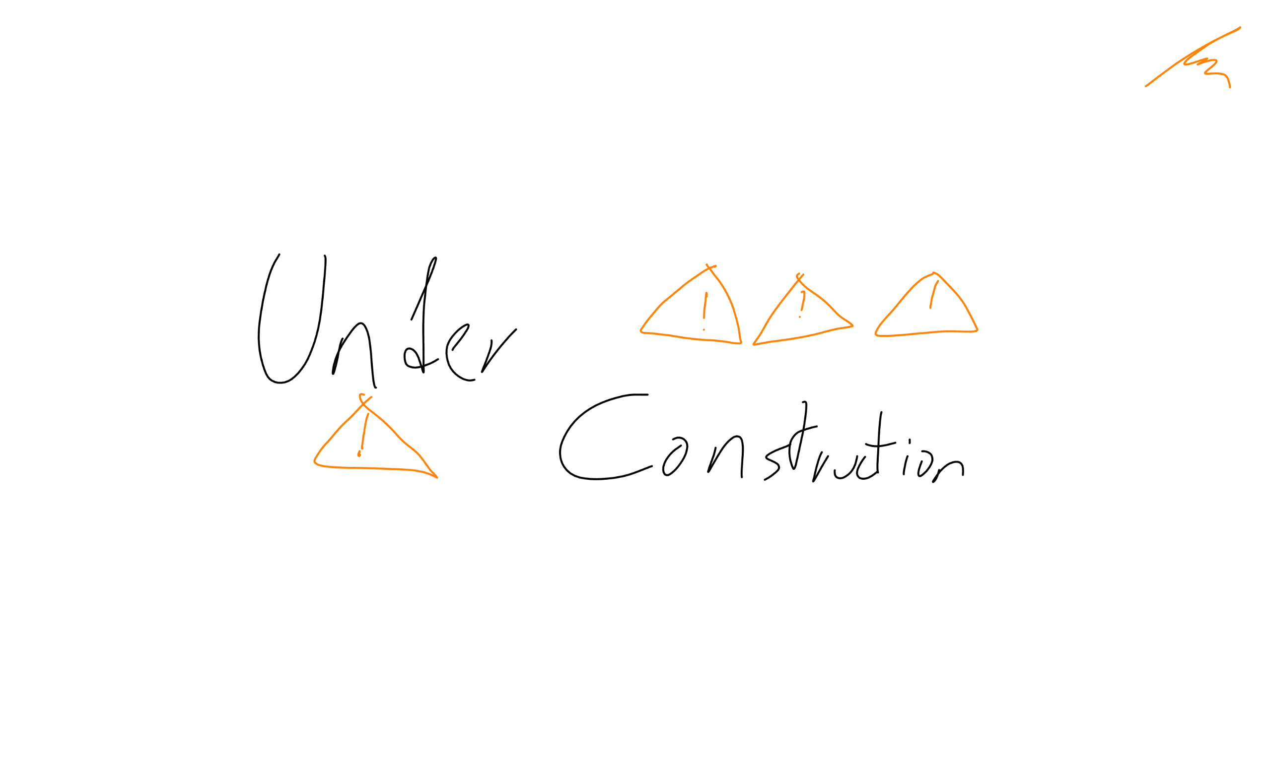 "Under Construction" tulisan tangan  ~Munn