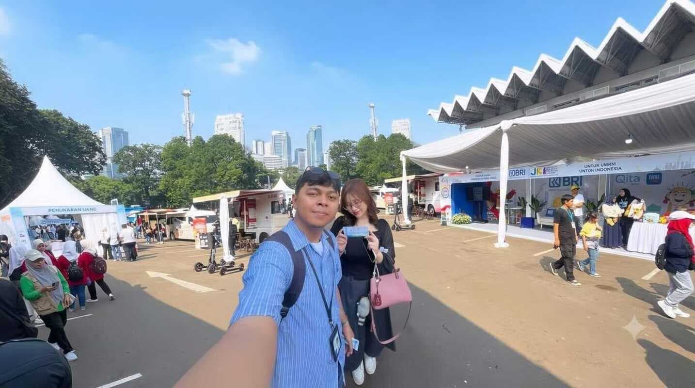 Perwakilan Pekerja BRI Branch Office (BO) Kramat Jati turut ambil bagian dalam kemeriahan Jakarta Kreatif Festival (JKF) 2026