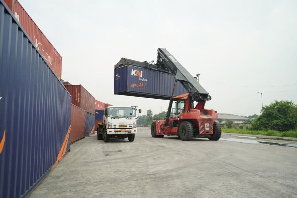 KAI Logistik Tingkatkan Daya Saing KA Kontainer, Perkuat Logistik Berkelanjutan