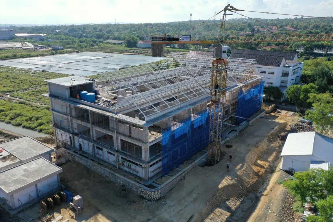Pembangunan Gedung Baru Politeknik Negeri Madura Kian Berakselerasi